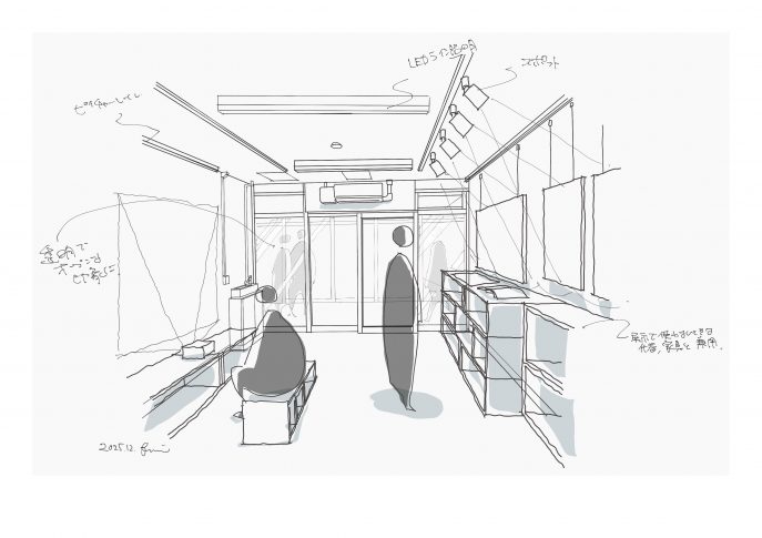 モノクロ展示風景S