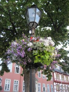 街灯と花 ミニ